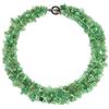 Bling Jewelry Grande Chunky Viola Ametista Rosa Quarzo Nero Onice Blu Lapis Verde Rosa Quarzo Blu Rosso Turchese Gemstone Chips Cluster Multi Strand Dichiarazione Bib Collare Collana Per Donne