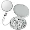 BASESAILOR Kit adattatore di ricarica USB,Set adattatori USB a USBC,Cavo ricarica 100W 0.3M,Connettore Tipo C a USB3.0 OTG iOS Micro Multi portatile per iPhone 17 16 16e 15 14 Pro Max Air,Galaxy S25