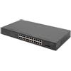 Digitus Switch di rete Gigabit a 24 porte, 19 pollici, non gestito, 2 porte uplink, SFP [DN-95348-2]