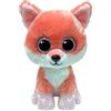 TY Beanie Boos - Vixen la Volpe con Occhi Arancioni Grandi e Glitter, il Peluche con gli Occhi Grandi Scintillanti - 15 cm - T37390