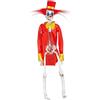 W WIDMANN MILANO Party Fashion WIDMANN HORROR CLOWN SKELETON 40 cm - Braccii & gambe mobili -