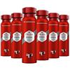 Old Spice Original Deodorant Body Spray, Deodorant spray without aluminum for men, 6-pack (6 x 150 ml)