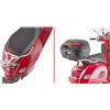 Givi Attacco Posteriore Per Bauletto Cromato MONOLOCK Per PIAGGIO