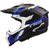 Ls2 Casco Moto Cross Enduro LS2 MX703 X-FORCE PHANTOM Blu Bianco