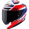 Suomy Casco Moto Integrale Suomy TRACK-1 FRAMEWORK Bianco Rosso Bl