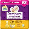 Pampers Pannolini Progressi Midi 3 Pentapack 135 pezzi