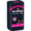 Huggies Drynites Mutandine Girl 30-48 kg per la Notte Pacco Singolo - da 8 a 13 anni