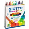 Giotto 24 Pennarelli Turbo Color Punta Fine