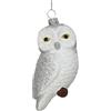 Christmas Decoration Addobbo Natalizio Gufo con Glitter