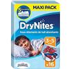 Huggies Mutandine DryNites Maxi Pack Confezione da 16 pezzi Boy (3-5 anni) 16-23 Kg
