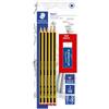Staedtler 5 Matite HB Noris + 1 Gomma Mars Plastic