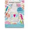 Yankee Candle x Sharpie Candela in Giara Grande Clean Cotton 90 Ore con Etichetta Personalizzabile
