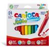 Carioca Pennarelli Punta Maxi Jumbo 24 pezzi