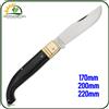 DE LUCA COLTELLO PROFESSIONALE SCARPERIA DE LUCA LAMA INOX AFFILATA MANICO ABS 170-220MM