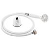 Camco 43762 Kit soffione doccia per esterni con tubo da giardino e supporto a ventosa, crea una doccia a mani libere all'esterno del tuo camper