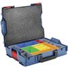 Bosch Professional Sistema di valigette L-BOXX (capacità di carico sul coperchio fino a 100 kg) + set di 12 contenitori per L-BOXX