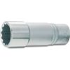 Hazet 900Tz-11 Inserto Chiave a Bussola Doppio Esagono, Argento, Attacco Quadro, Cavo, 12.5 mm 1/2 di Pollice