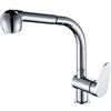 DP Griferia DP Bath EXT-0001 Rubinetto da Cucina Estraibile con Bocca di erogazione Alta Modello Alelí, Argento