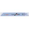 Bosch Professional Bosch 5x Lama per seghe universali Medium-Thick Metal S922BF | per Tubi e profili in metallo, Metalli non ferrosi, Lunghezza 150 mm, Professional Accessorio Sega universale