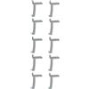 cyclingcolors 10x reggipiano cremagliera doppio ancoraggio perni supporto mensole staffe acciaio tasselli scaffale