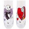 Silver Buffalo Disney The Nightmare Before Christmas Jack and Sally - Set di 2 bicchieri scanalati