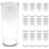DOJA Barcelona | Bicchiere Tumbler Alto 30cl | Pack 12 | Plastica Rigida Trasparente | 154x63x2mm | Policarbonato | Plastica Dura Riutilizzabile | Bicchieri Lavabili