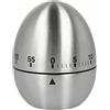 Tomotato Timer da Cucina Meccanico in Acciaio Inossidabile a Forma di Uovo, Conto alla Rovescia 60 Minuti, Cucina Breve Tempo Allarme, per Cottura, Panificazione, Pasticceria, Sport
