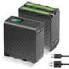 Palogreen 9600mAh NP-F970 Batteria Ricaricabili agli ioni di litio Compatibili con Sony NP-F970 / NP-F960 / NP-F750 / NP-F550 / NP-F930, Sony DCR-VX2100, PD150, PD170, FDR-AX1, HDR-AX2000, FX1 (2Pcs)