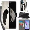 Haninsuze Cover per Honor 9 Lite Custodia Cover Pelle Libro Portafoglio con Porta Carte Magnetica Protezione Antiurto Cuoio Flip Case Custodia Cover per Honor 9 Lite, ala