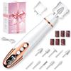 Kssvzz Fresa per Unghie Professionale, 11 in 1 Lima Unghie Elettrico con 10 Velocità Regolabile & Luce LED, Portatile Set Manicure Pedicure Ricaricabile per Rimozione Cuticole e Gel