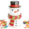 UIKTSSL Scatole impilabili di Babbo Natale, confezione regalo, impilabili, scatole regalo per feste, possono essere posizionate biscotti, caramelle o come (1, Umano della neve)