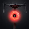 NK Fanale posteriore a LED per bicicletta, 5 modalità di illuminazione, ricaricabile, porta di ricarica DC5 V 1 A, micro USB, resistenza all'acqua IPX5, leggero e resistente, facile installazione