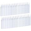 KOKMEYA Dissuasori Piccioni Plastica (6,6m, 20 pz, Trasparente) - Kit con 40 Viti & 40 Fascette - Per Balcone, Grondaia & Ringhiera - Contro Gabbiani & Gatti