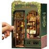 CUTEBEE Book Nook Kit: Set Creativo Casetta Fai da Te, Modello in Scala per Appassionati, Donne/Ragazzi/Amanti Libri (OWL Bookstore)