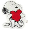 Get Trend Peanuts Snoopy Cuscino Morbido Giocattolo Personaggi per Bambini Adulti, 3D Peluche Kawaii, Cuscini Decorativi Letto e Divano (Bianco Snoopy, L34.5 x W25)