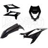Beta Kit Carene Plastiche Nero Parafango Anteriore + Mascherina + Convogliatori