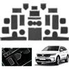 GAFAT Ki-a Sorento MQ4 2021-2024 2025 Tappetini Antiscivolo in Gomma, Sorento 2023 Tappetino Console Centrale, Contenitore Portaoggetti, Cuciture Porta, Accessori Sorento MQ4 (Bianco)