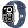 APPLE WATCH 10 46MM GPS ALLUMIN.SILVER BLU SPORT BAND S/M