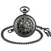 SUPBRO Orologio da Tasca Vintage Acciaio Orologio da Uomo con Catena Orologio da taschino per uomo Donna