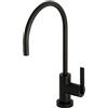 Kingston Brass Kingston, soffione per doccia in ottone, Ottone, Nero opaco, 5-7/8 in Spout Reach
