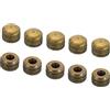 PATIKIL M4 Cappuccio Dado, 25pz Dado Dado Vite Pomello Cappuccio Inserto Bullone Coperchio Femmina Filettatura Zigrinata Ferramenta Raccordi Luce Fissaggi Bronzo