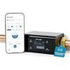 Frizzlife LP365 Monitor Intelligente Acqua con Chiusura Automatica, Protezione Perdite Ultrasuoni 0,04L/min, WiFi/App, Monitoraggio in Tempo Reale, Report 24/7, per Tubo 3/4 & 1