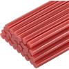 QUARKZMAN 30Pz Stick Colla a Caldo Dimensioni Standard per Pistola 7mm x 200mm Colla a Caldo Bastoncini Ricariche Piccoli e Molto Adesivi, Rosso