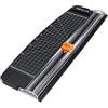 Flintronic Taglierina per Carta A4, Taglierina con Sistema di Sicurezza Automatico, per Tagliare Carta, Foto, Carta Artigianale e Etichette, Nero-38cm