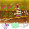 Shengou 2 Pezzi Lavagnetta in Acrilico con Luci LED, 20x30cm Led glow drawing board Con 12 Colori penna e 2 supporto,Lavagna a led luminosa per bambini,Riutilizzabile Lavagnetta,per Bar Ristoranti (A)