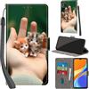 PHINIENLAND Cover per Xiaomi Redmi 9C / 10A PU Pelle Custodia Flip Gatto