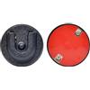 HYSHIKRA Gancio universale per microfono radio CB supporto per microfono a manopola rotonda con retro adesivo per radio bidirezionali Motorola HLN9073B CDM1250 CDM750 GM300 Kenwood (nero 01, 1 pack)