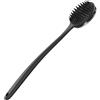 elzle Spazzola Schiena Doccia Silicone, 36cm Schiena Doccia Manico Lungo Doppia Faccia per Massaggio ed Esfoliazione, per Donne, Uomini e Anziani