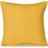 Atout Ciel Cuscino imbottito per esterni bicolore in tessuto idrorepellente, 40 x 40 cm, 4 varianti, quadrato, giallo/antracite