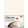 folia 6497 - OMBRE DI NOI, A4, blocco di carta da disegno da 130 g/m², 100 fogli in 10 colori, per il crafting, la decorazione e l'abbellimento